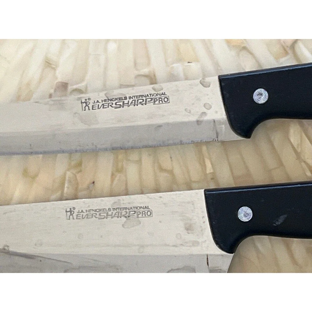 JA Henckels International Ever Sharp PRO Knives 3 Piece Serrated Stainless Steel